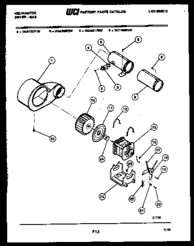 Diagram for DGA700F1D