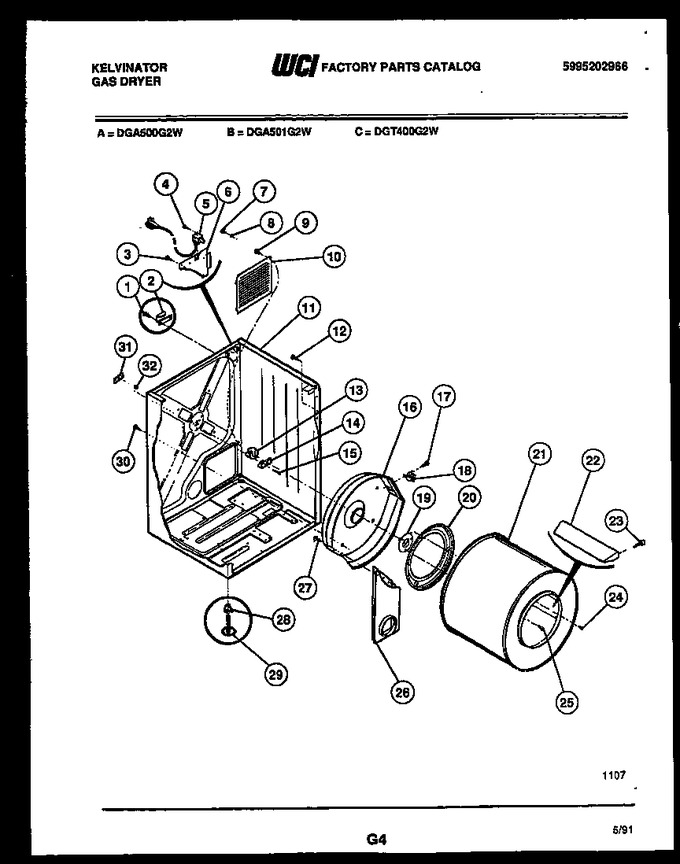 Diagram for DGA500G2T