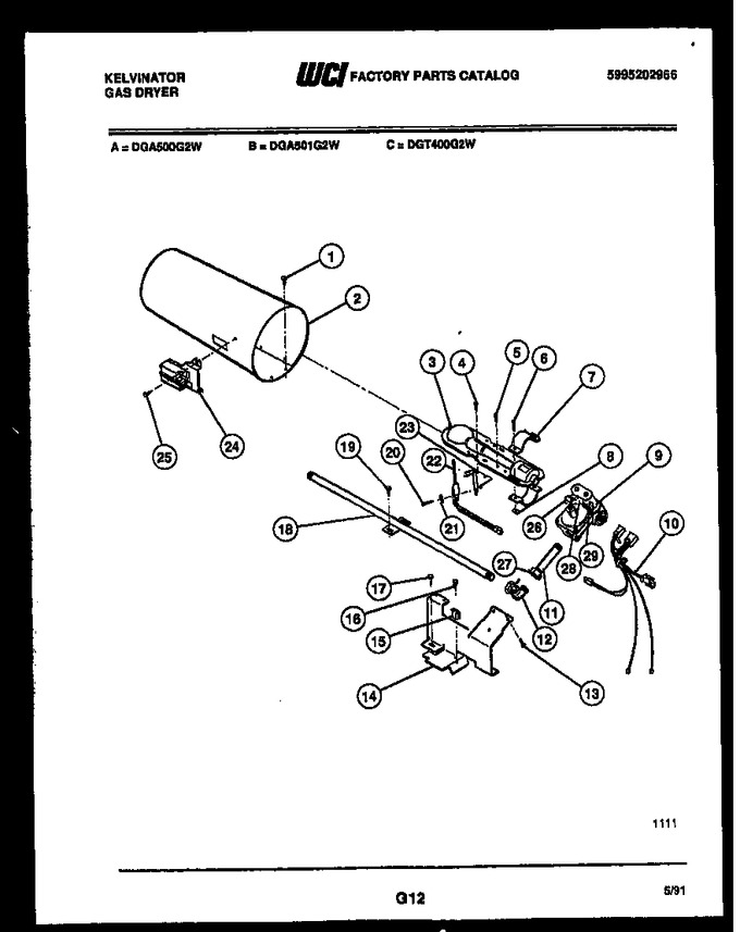 Diagram for DGA500G2D