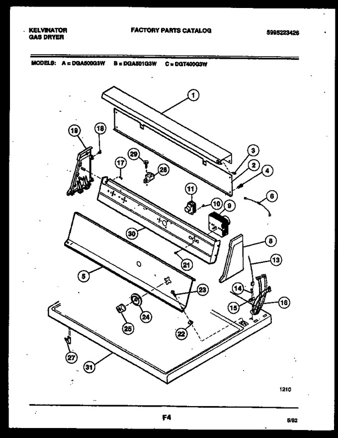 Diagram for DGA501G3D