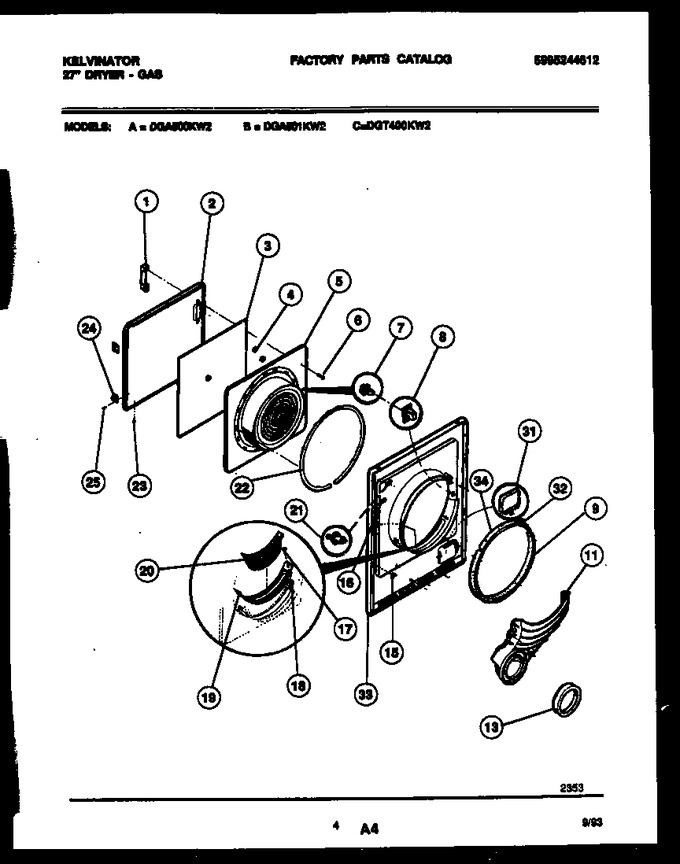 Diagram for DGA500KW2