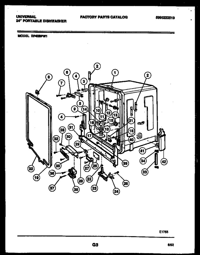 Diagram for DP400PW1