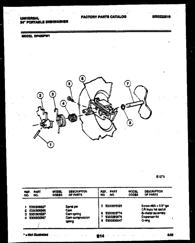 Diagram for DP400PWD1