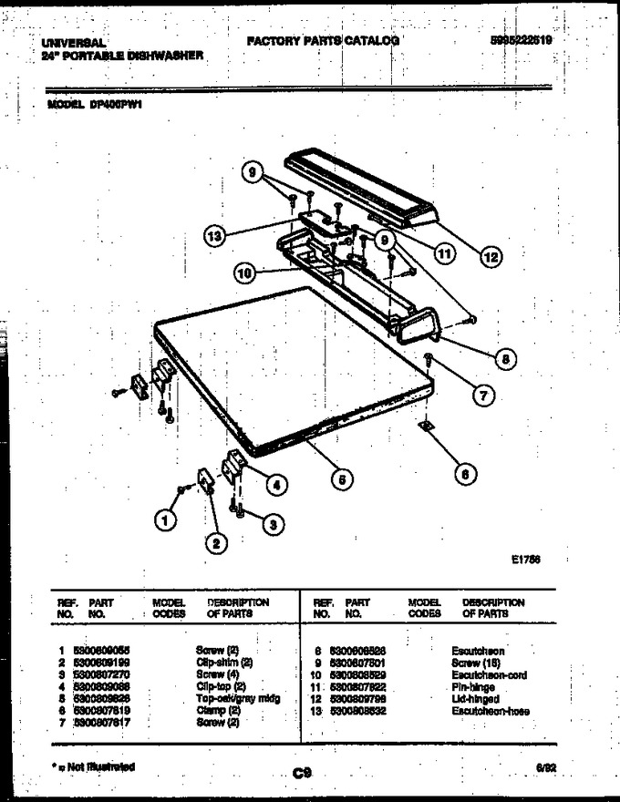 Diagram for DP400PWD1