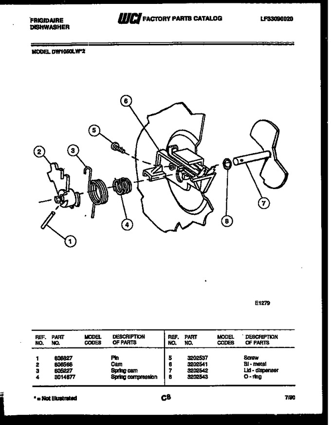 Diagram for DW1050LL2