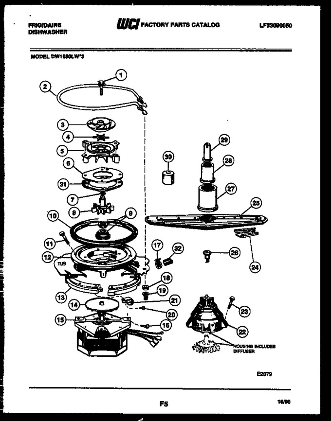 Diagram for DW1050LW3