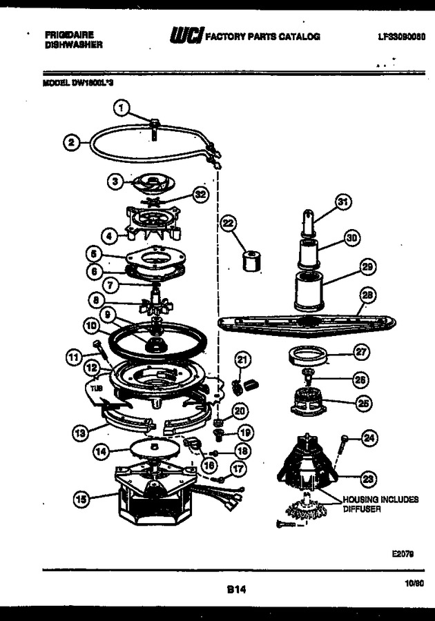 Diagram for DW1800F3