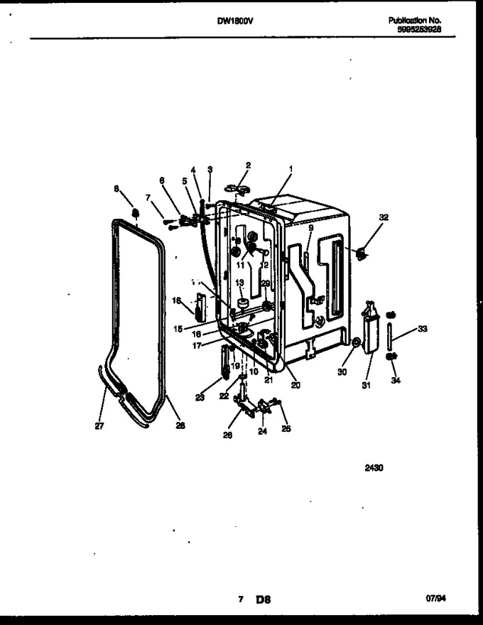 Diagram for DW1800V1