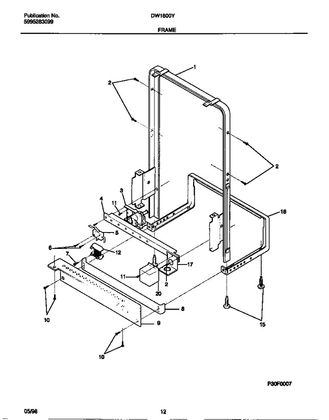 Diagram for DW1800Y0
