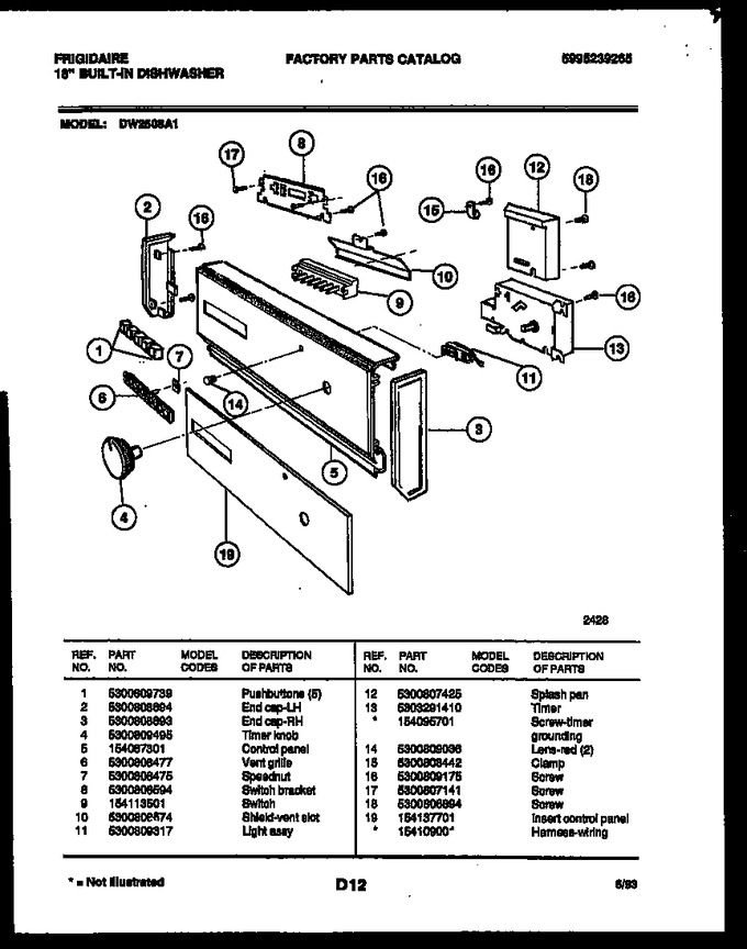 Diagram for DW2508A1