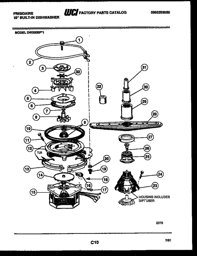 Diagram for DW2508PW1