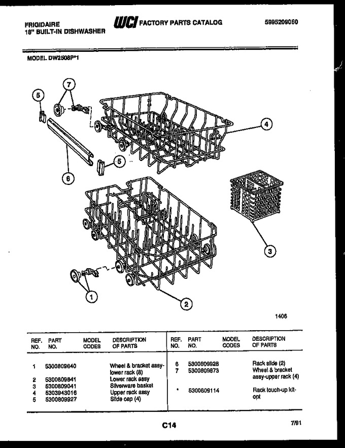 Diagram for DW2508PW1