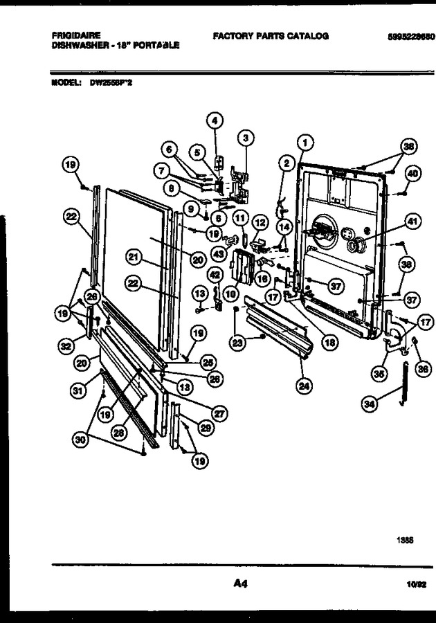 Diagram for DW2558PW2