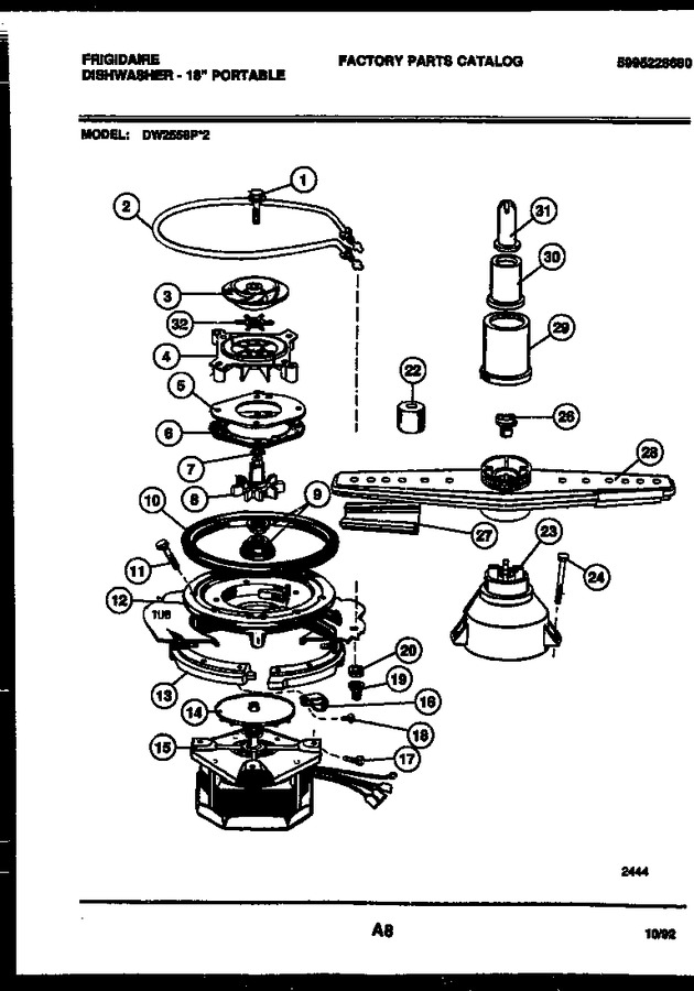 Diagram for DW2558PW2