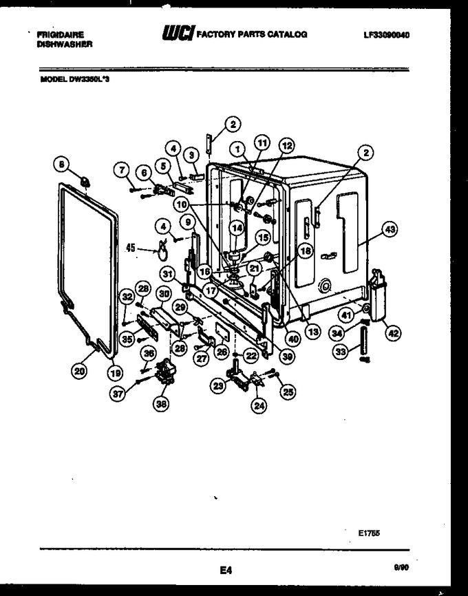 Diagram for DW3350LW3