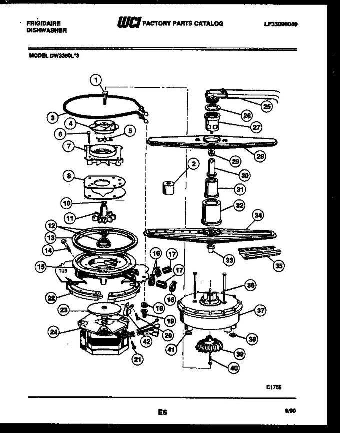 Diagram for DW3350LW3