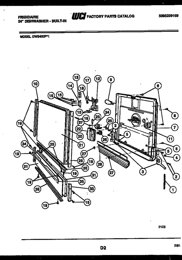 Diagram for DW3400PW1
