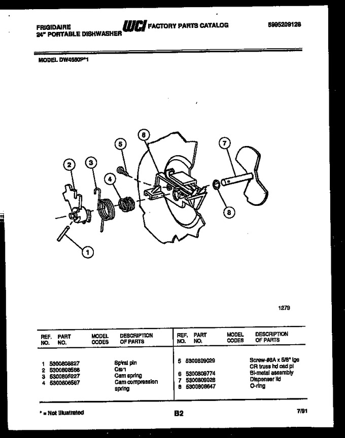 Diagram for DW4650PW1