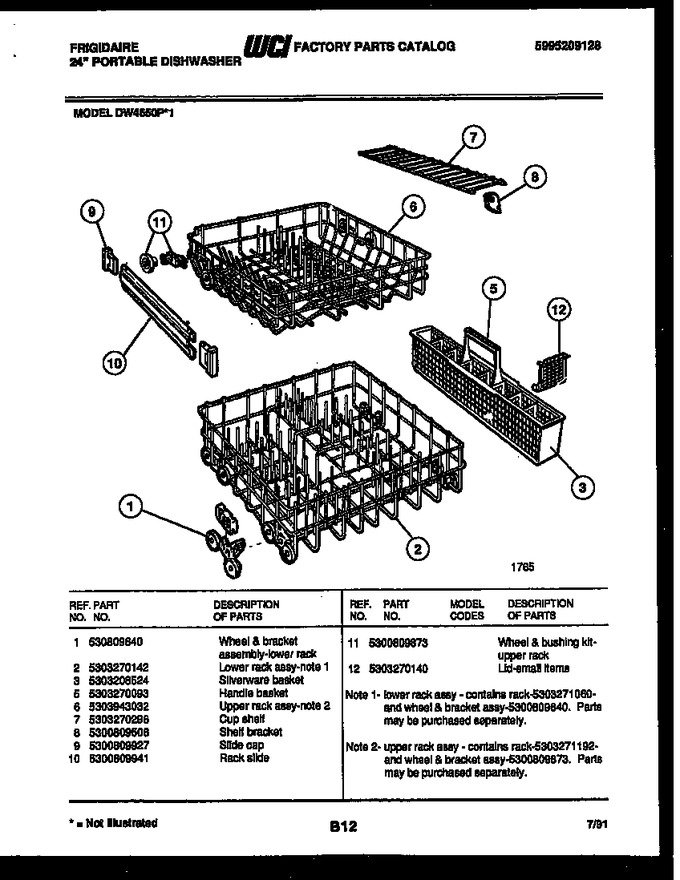 Diagram for DW4650PW1