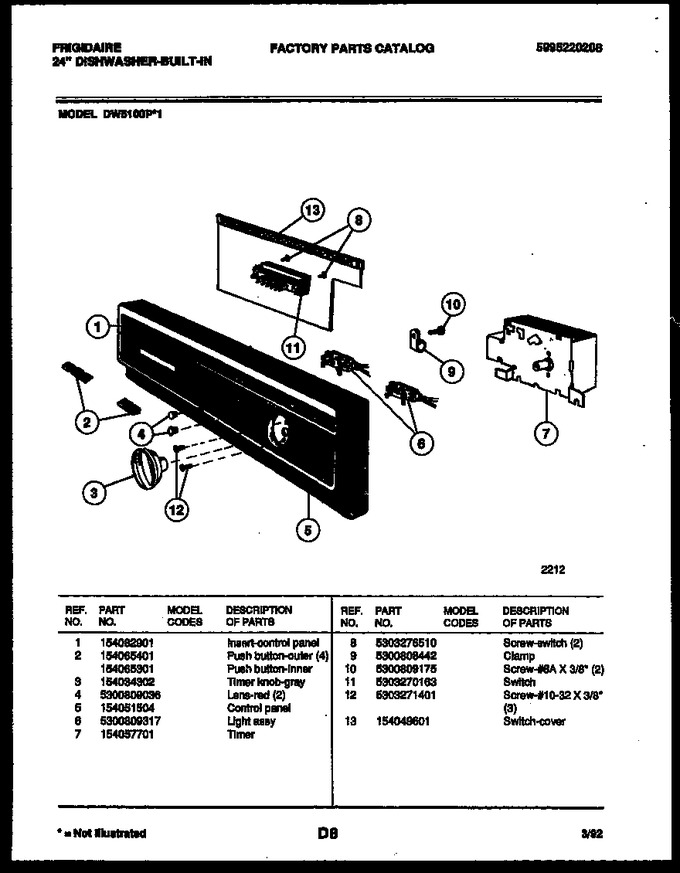 Diagram for DW5100PW1