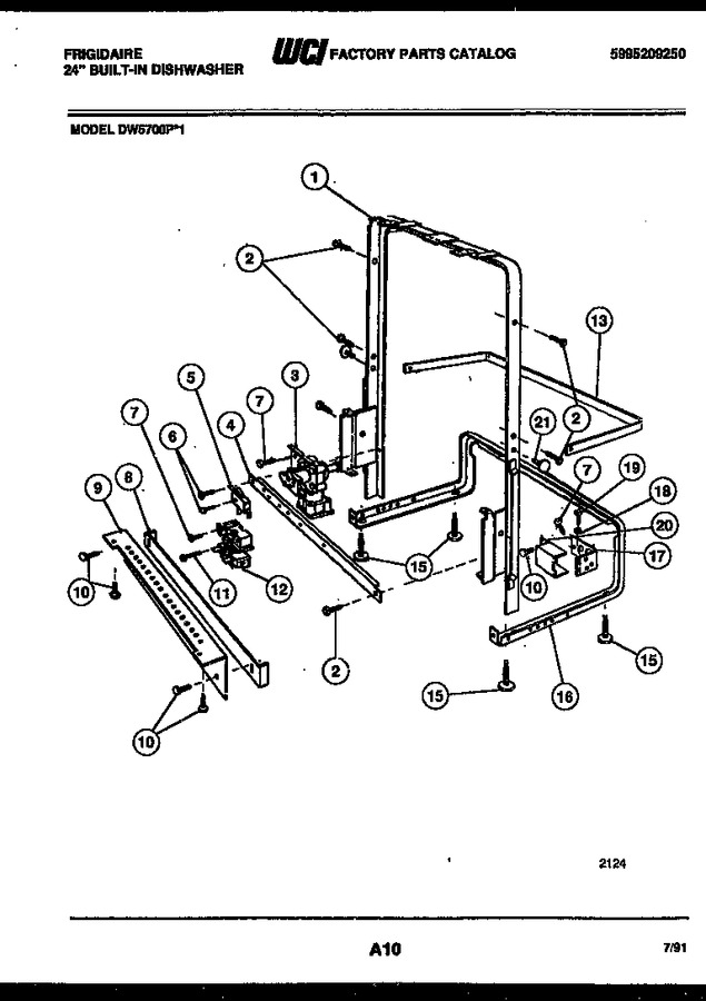 Diagram for DW5700PW1