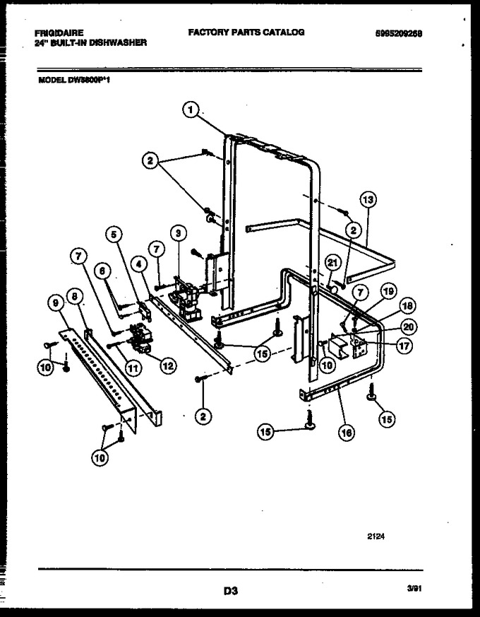 Diagram for DW5800PW1