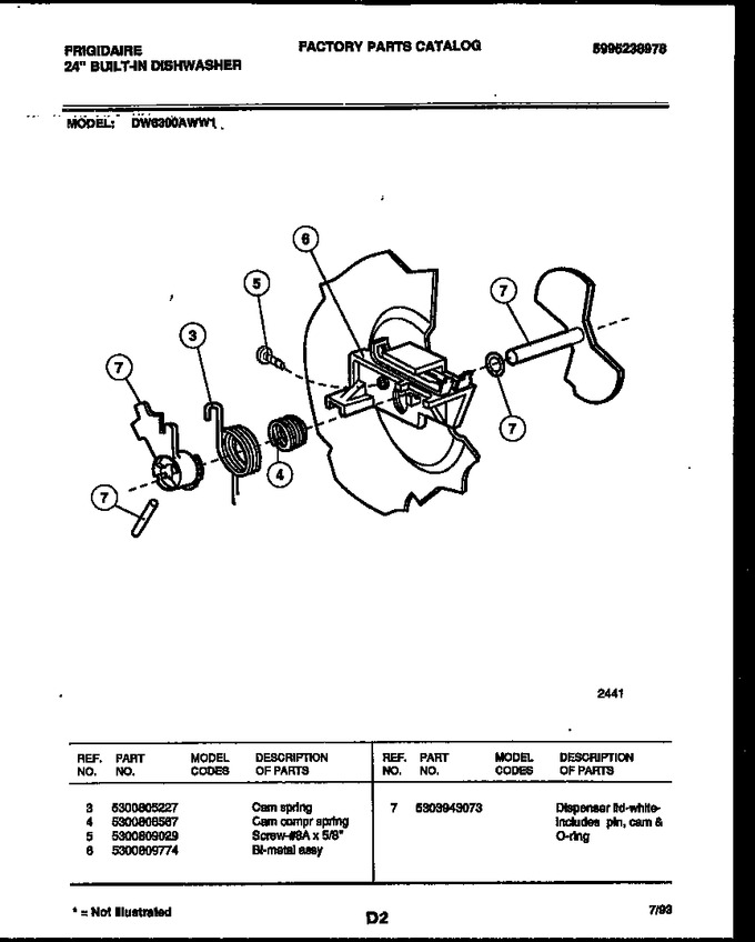 Diagram for DW6300AWL1