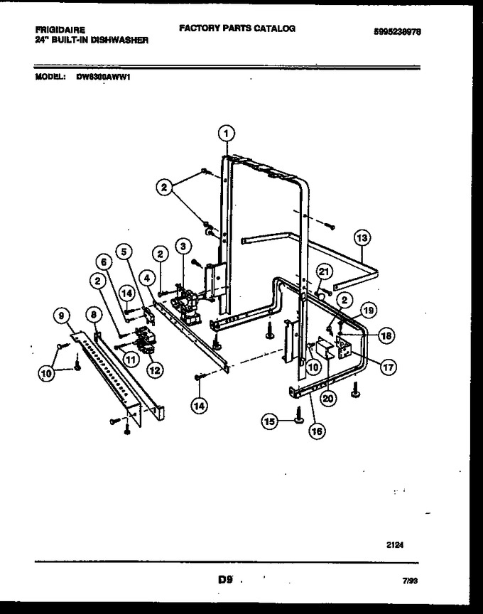 Diagram for DW6300AWW1