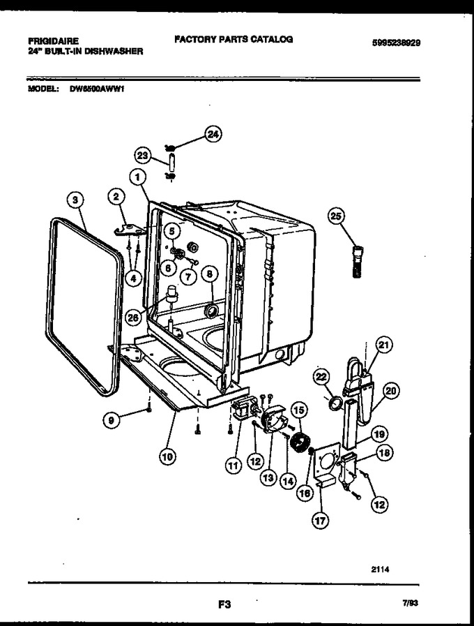 Diagram for DW6500AWL1