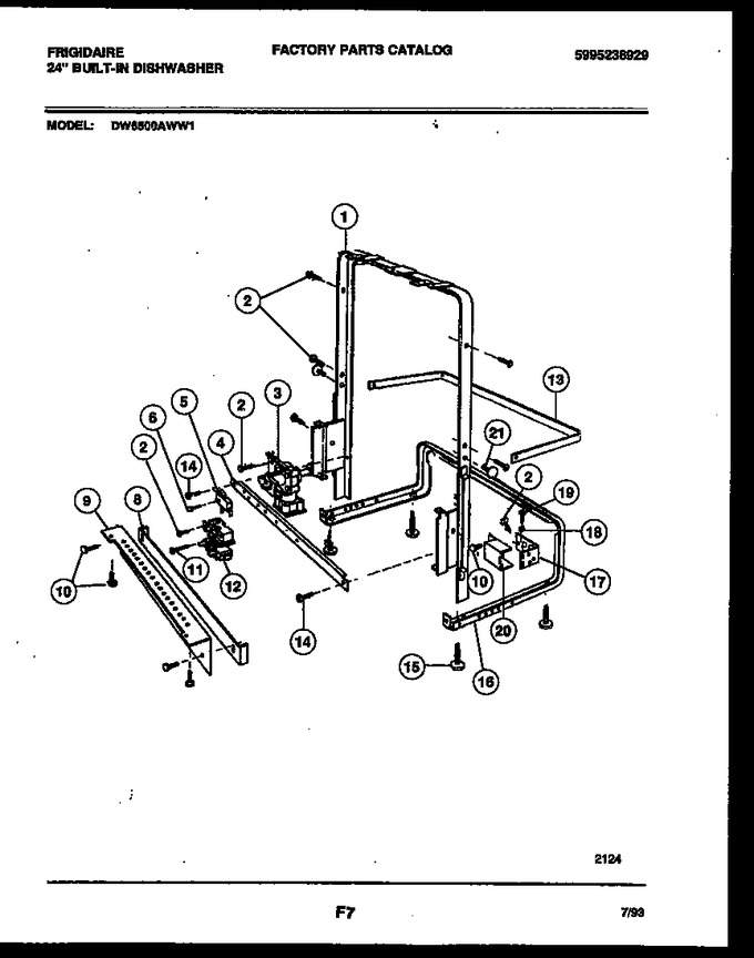 Diagram for DW6500AWW1
