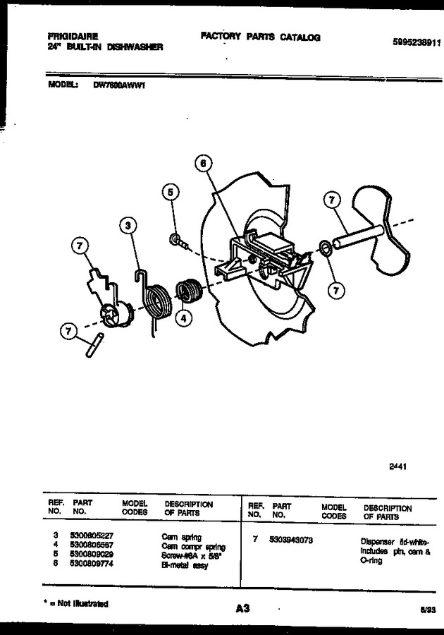 Diagram for DW7600AWW1