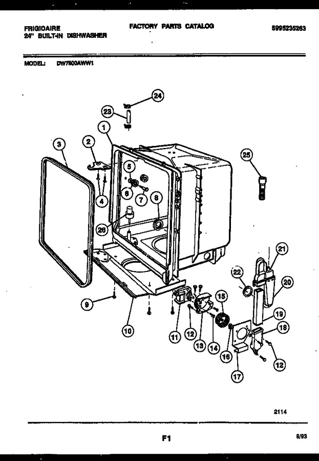 Diagram for DW7800AWW1