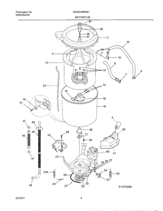 Diagram for DWS445RHS1