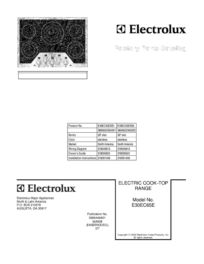 Diagram for E30EC65ESS1
