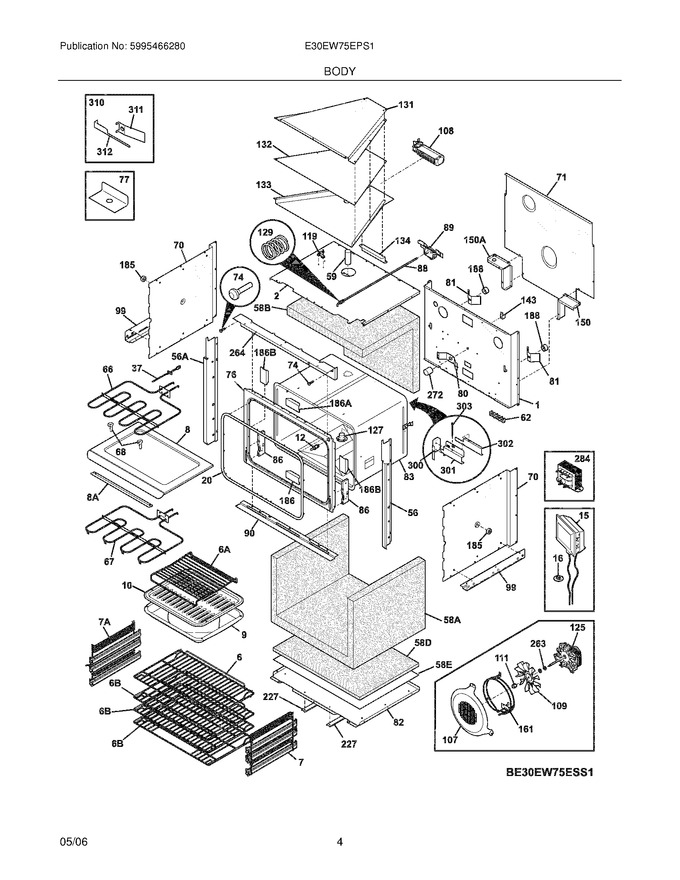 Diagram for E30EW75EPS1