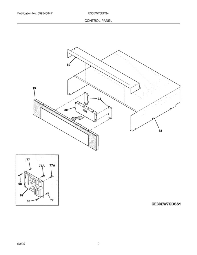 Diagram for E30EW75EPS4