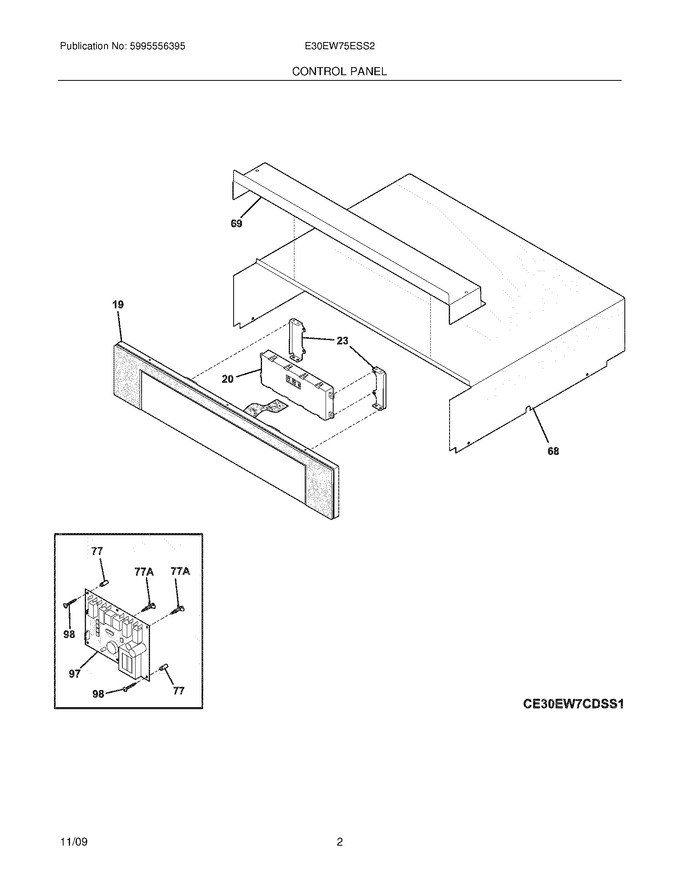Diagram for E30EW75ESS2