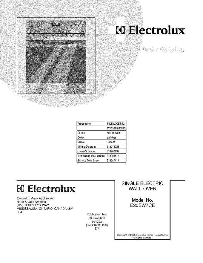 Diagram for E30EW7CESS3