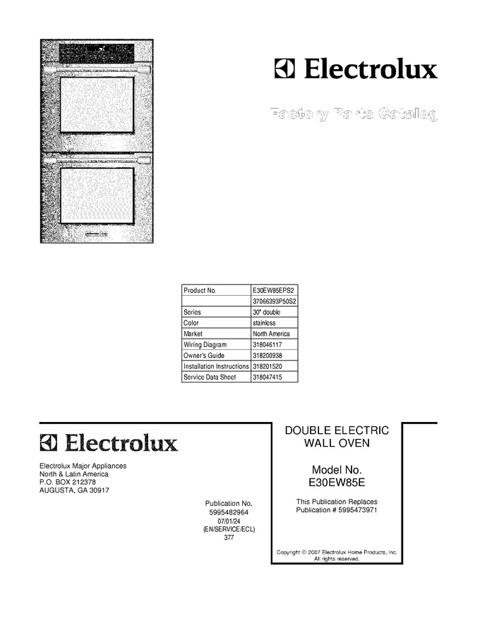 Diagram for E30EW85EPS2