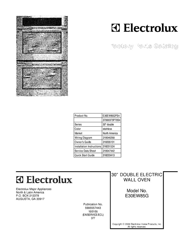 Diagram for E30EW85GPS4