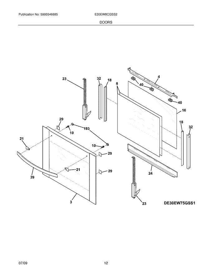 Diagram for E30EW8CGSS2
