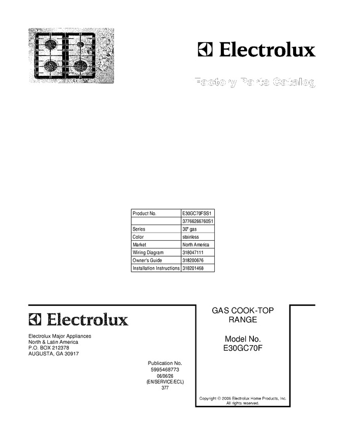 Diagram for E30GC70FSS1