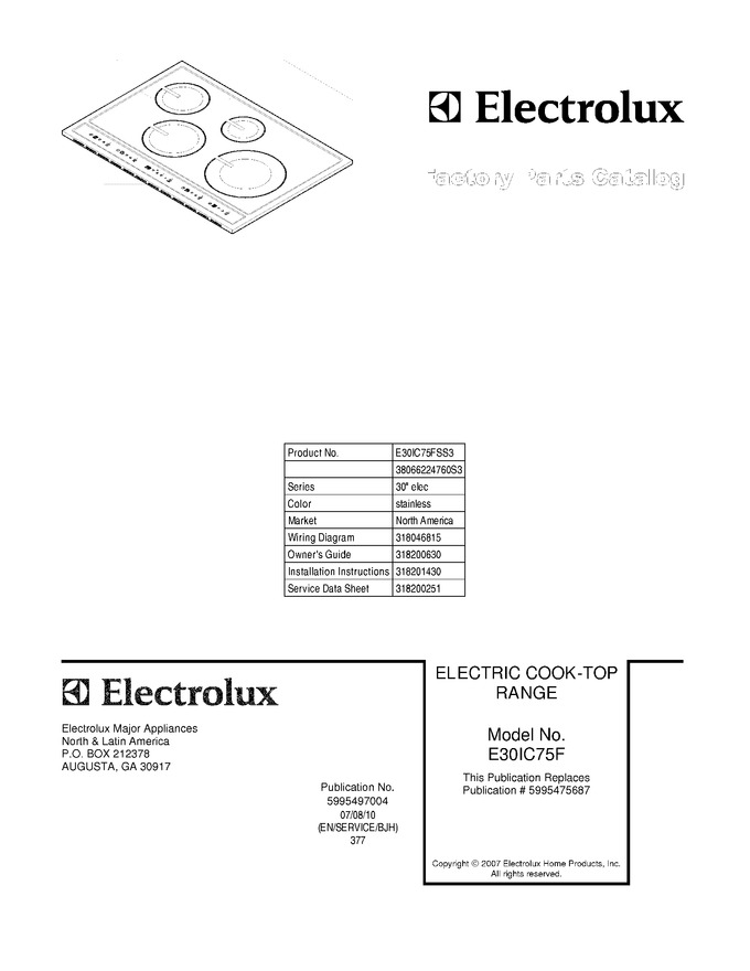 Diagram for E30IC75FSS3