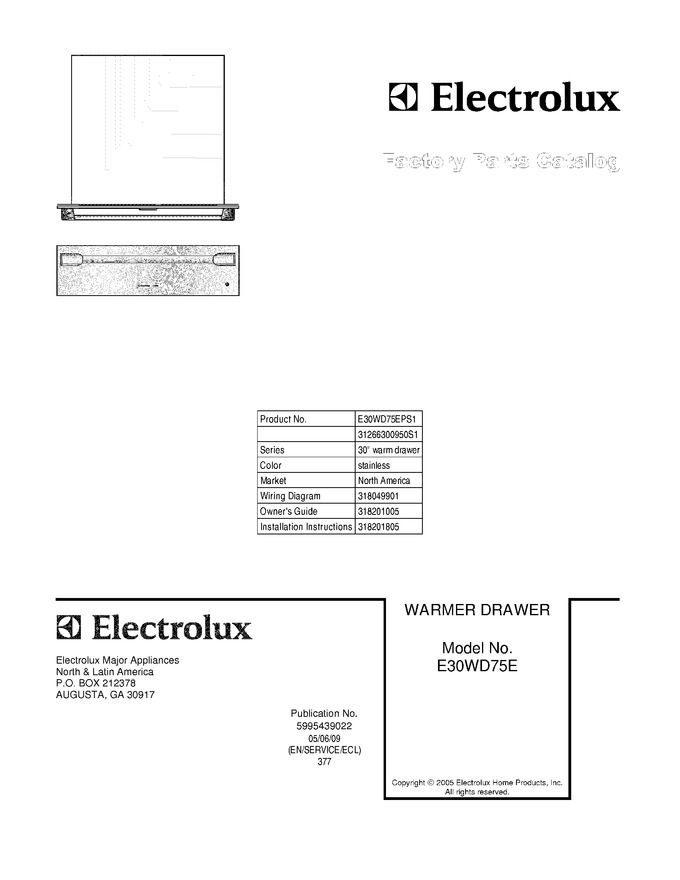 Diagram for E30WD75EPS1