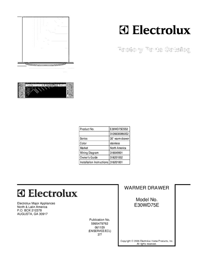 Diagram for E30WD75ESS2