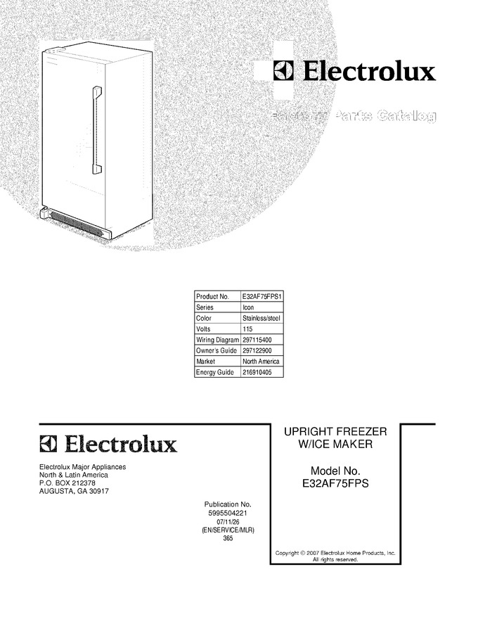 Diagram for E32AF75FPS1