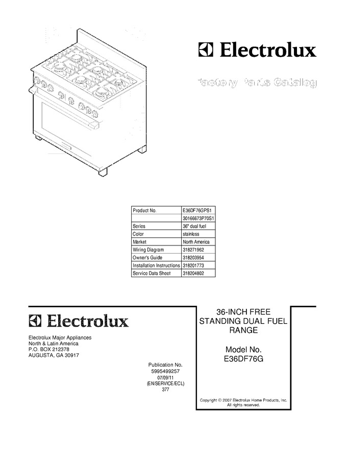 Diagram for E36DF76GPS1