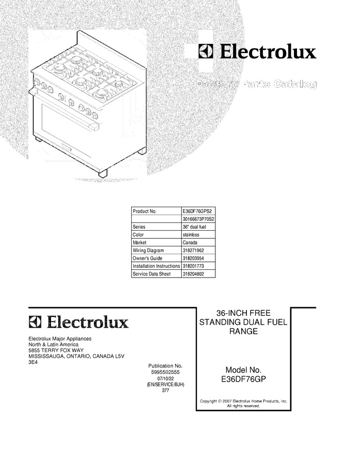 Diagram for E36DF76GPS2