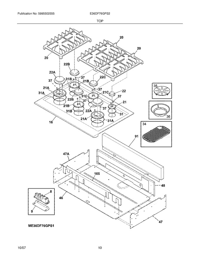 Diagram for E36DF76GPS2