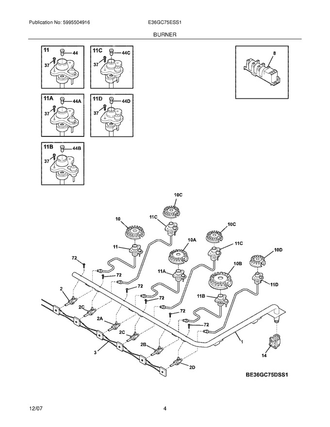Diagram for E36GC75ESS1